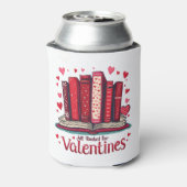 Romantische leesstemming Cozy Valentijns cadeau Blikjeskoeler (Blikje Achterkant)