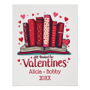 Romantische leesstemming Cozy Valentijns cadeau Perfect Poster