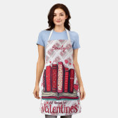 Romantische leesstemming Cozy Valentijns cadeau Schort (Gedragen)