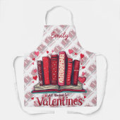 Romantische leesstemming Cozy Valentijns cadeau Schort (Voorkant)