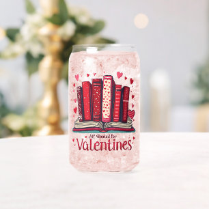 Romantische Leeszin Cozy Valentijns Cadeau Blikvorm Glas