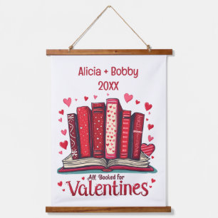 Romantische Leeszintuigen Cozy Valentijns Cadeau Hangend Wandkleed