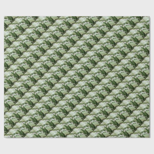 ROMANTISCHE LELIE VAN DE VALLEI CADEAUPAPIER (Vlak)