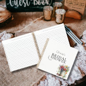 Romantische lente bloemen vaas Vrijgezellenfeest g Notitieboek