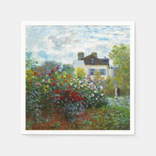 Romantische lente bruiloft vintage Monet tuin Servetten
