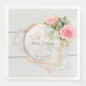 Romantische  lente, geschikt voor bruiloft servetten (Voorkant)