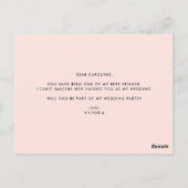 Romantische lentevloerbloemen zullen je zijn briefkaart (Achterkant)