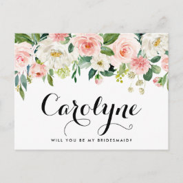 Romantische lentevloerbloemen zullen je zijn briefkaart