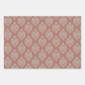 Romantische Letter & Damask 3-vel set Inpakpapier Vel (Voorkant 2)