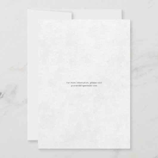 Romantische Leuke Foto Unieke Trouwkrant Save The Date (Achterkant)