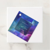 Romantische levenslange bruiloft met vlinders bedankjes labels (In situ)