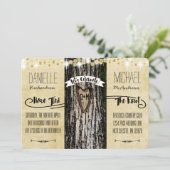 Romantische lichten en bijtende berichten over het kaart (Staand voorkant)