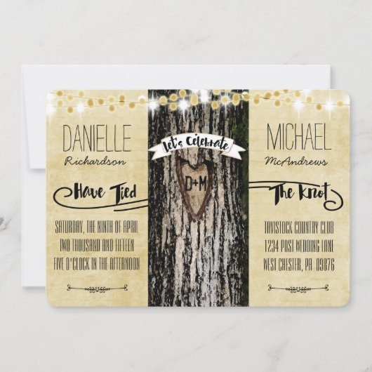 Romantische lichten en bijtende berichten over het kaart (Voorkant)