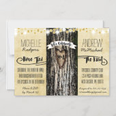 Romantische lichten en bijtende berichten over het magnetische uitnodiging (Voorkant)