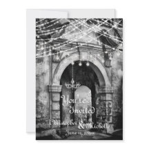 Romantische Lichten Gotische Archway Huwelijksuitn