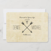 Romantische Lichten & Rustieke Boom 50ste Verjaard Kaart (Achterkant)