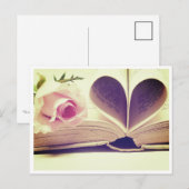 Romantische Liebe Briefkaart (Voorkant / Achterkant)