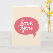 Romantische Liefde Berichtkaart Kaart (Gele Bloem)