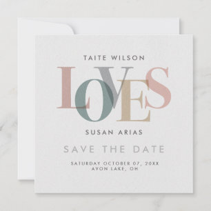 Romantische liefde bewaar de datum save the date