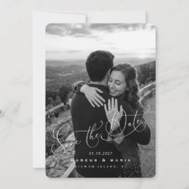 Romantische liefde bewaar de datum save the date