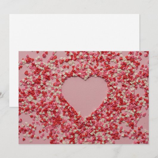 Romantische liefde briefkaart voor hem (Voorkant / Achterkant)