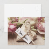 Romantische Liefde Gift voor haar Briefkaart (Voorkant / Achterkant)