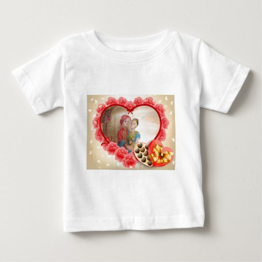 Romantische liefde Hart Art Print (Voorkant)