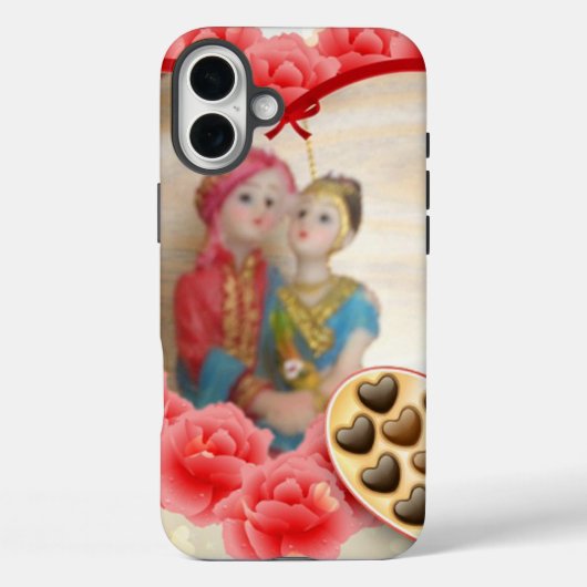 Romantische liefde Hart Art Print Case-Mate iPhone Case (Achterkant)