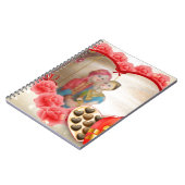 Romantische liefde Hart Art Print Notitieboek (Linkerzijde)