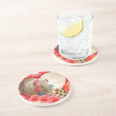 Romantische liefde Hart Art Print Zandsteen Onderzetter (Zijkant)