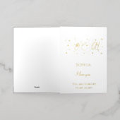 Romantische liefde in je hart folie wenskaart (Buiten Laag)