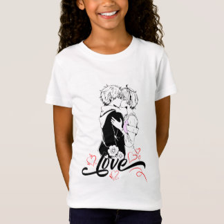 Romantische Liefde  Koppel Kus Valentijns ontwerp T-shirt