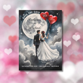 Romantische Liefde Op Wolkenhoogte Sprookjeshuweli Save The Date