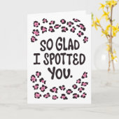 Romantische liefde Pun Kaart (Gele Bloem)