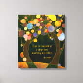 Romantische Liefde Quote Huwelijkscadeau Canvas Afdruk (Voorkant)