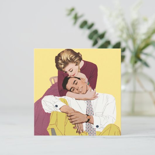  Romantische liefde, Retro Romance (Staand voorkant)