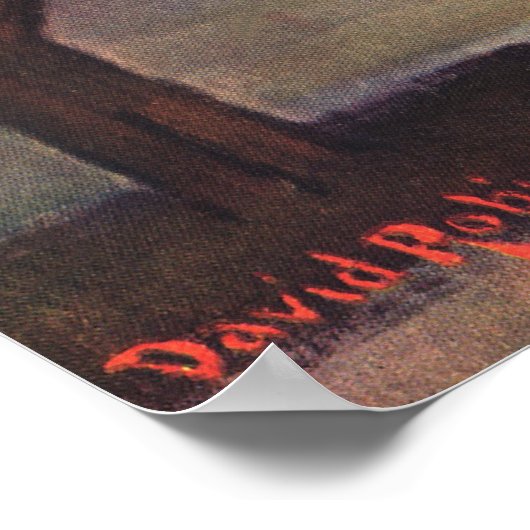 Romantische liefde, Romance op het strand Poster (Hoek)