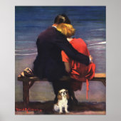  Romantische liefde, Romance op het strand Poster (Voorkant)