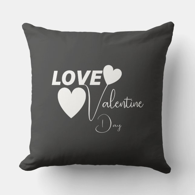 Romantische liefde Valentijnsdag Kussen (Voorkant)