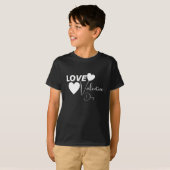 Romantische liefde Valentijnsdag T-shirt (Voorkant volledig)