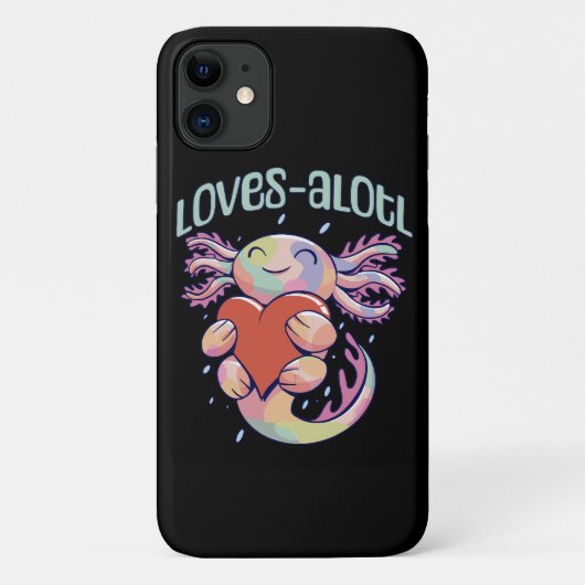 Romantische Liefdes - gelukkige axolotl Case-Mate iPhone Case (Achterkant)