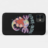 Romantische Liefdes - gelukkige axolotl Case-Mate iPhone Case (Achterkant (horizontaal))