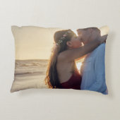 Romantische liefdesbrief ansichtkaart Valentijnsda Accent Kussen (Achterkant)