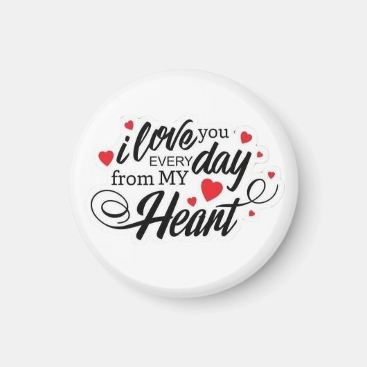 Romantische liefdescitaat magneet (Voorkant)