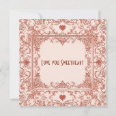 Romantische liefdescitaat Rustic distressed shabby (Achterkant)