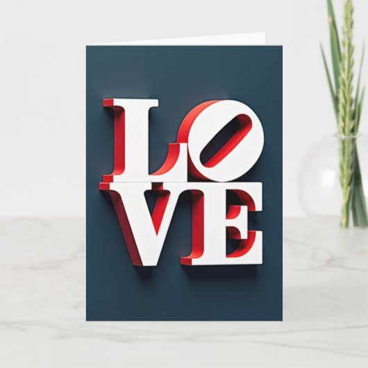 Romantische Liefdeskaart Kaart (Voorkant)