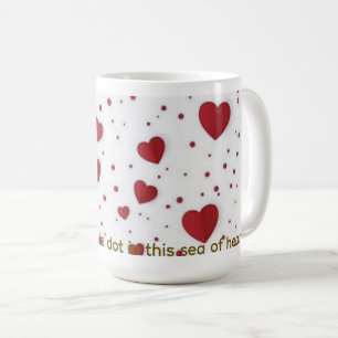 Romantische liefdesmok koffiemok