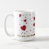 Romantische liefdesmok koffiemok (Links)