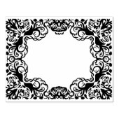 Romantische Lijsten vogels Rubberstempel (Afrduk)