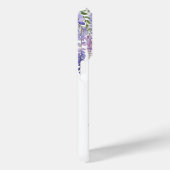 Romantische Lila Wisteria Monogram Script naam Case-Mate iPhone Case (Achterkant / Rechts)